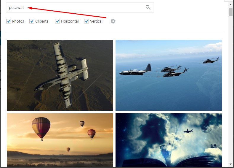 Cara mendapat Gambar Untuk Web tanpa Download-Upload Gratis & Legal