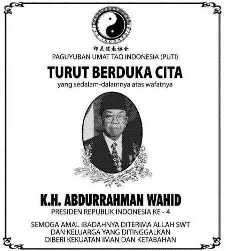 contoh iklan pengumuman lelalyu - Duka cita